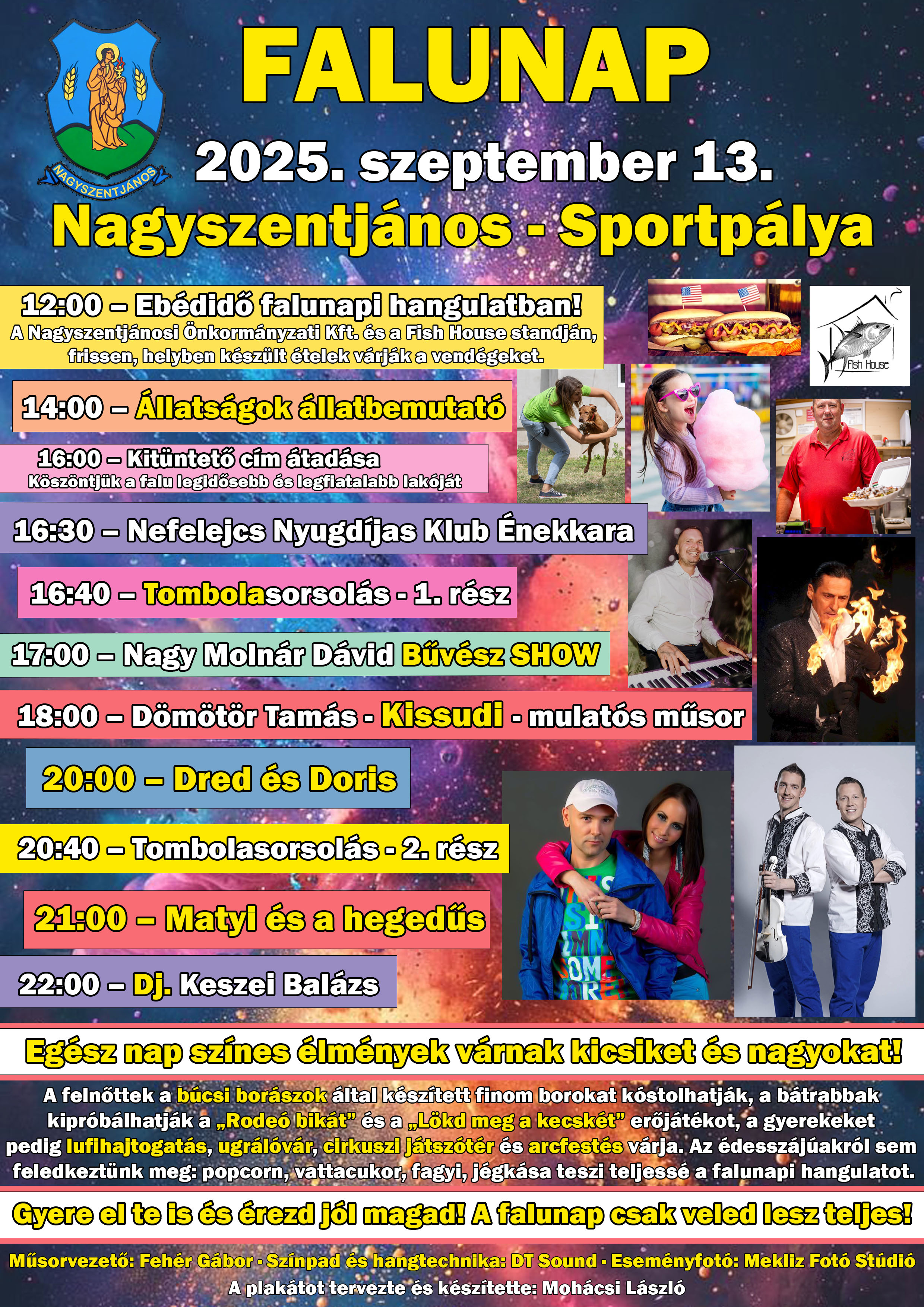 Nagyszentjánosi Falunap Plakát