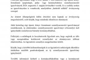 Tájékoztató